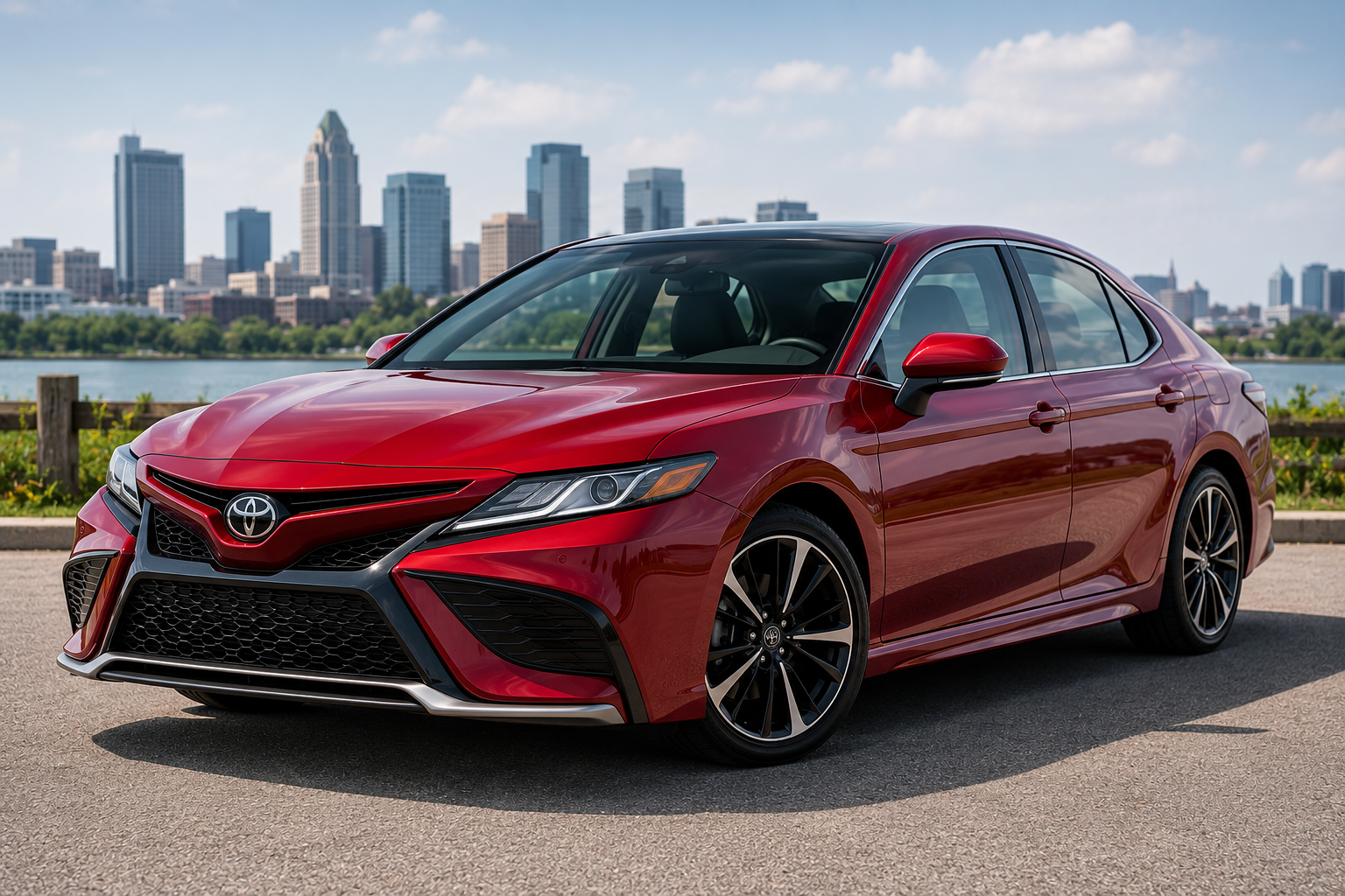 Toyota Camry vehicle used in Toyota VIN Decoder and VIN lookup guide